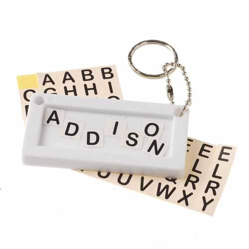 Personalized Keychains for Kids & Adults - Custom Name Key Rings - Perfect for Gifts, Backpacks & Travel Accessories - Made in USA