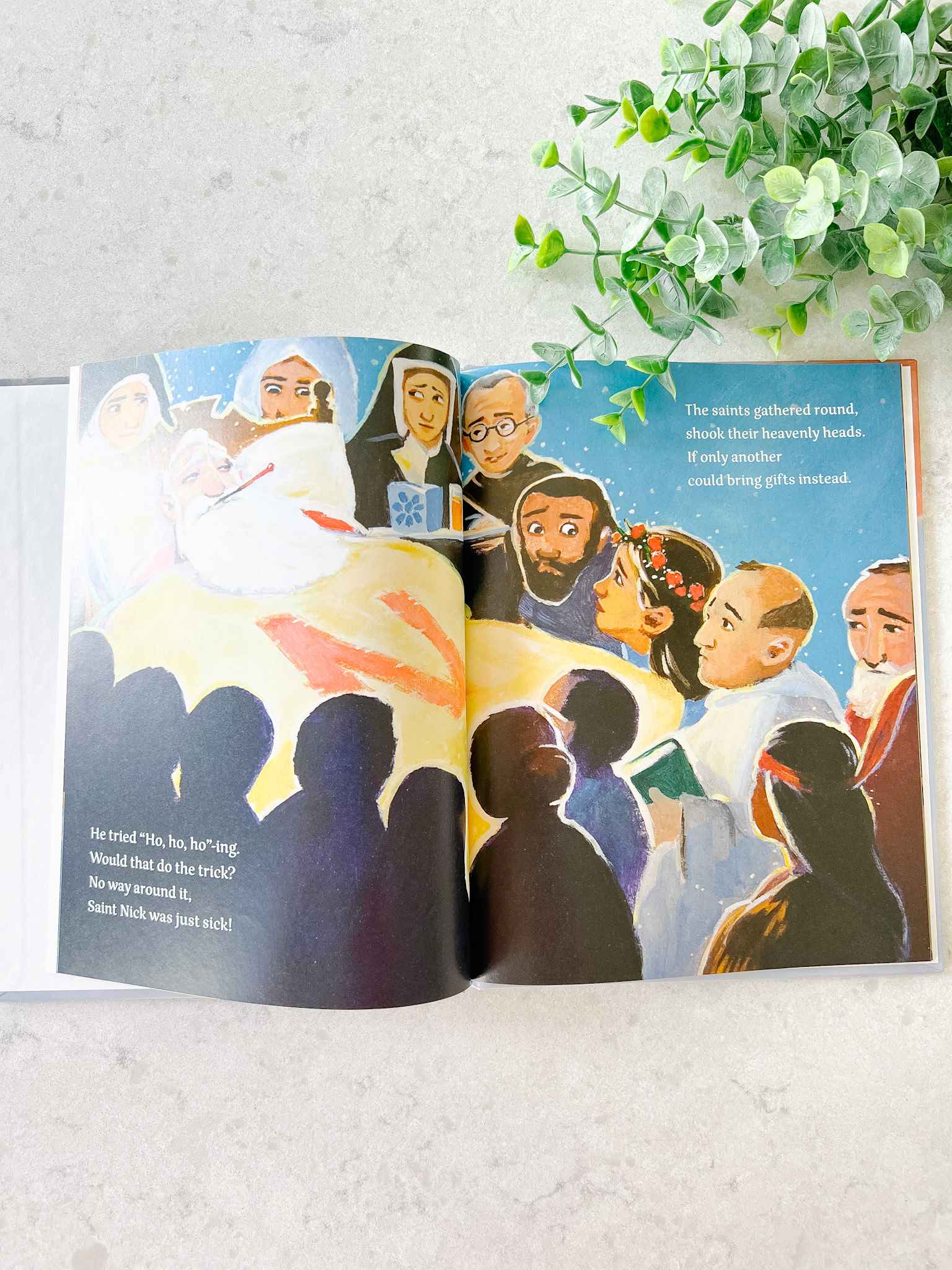 The Night the Saints Saved Christmas Book - Heartwarming Holiday Story for Kids & Families | Perfect for Christmas Reading & Gift Giving