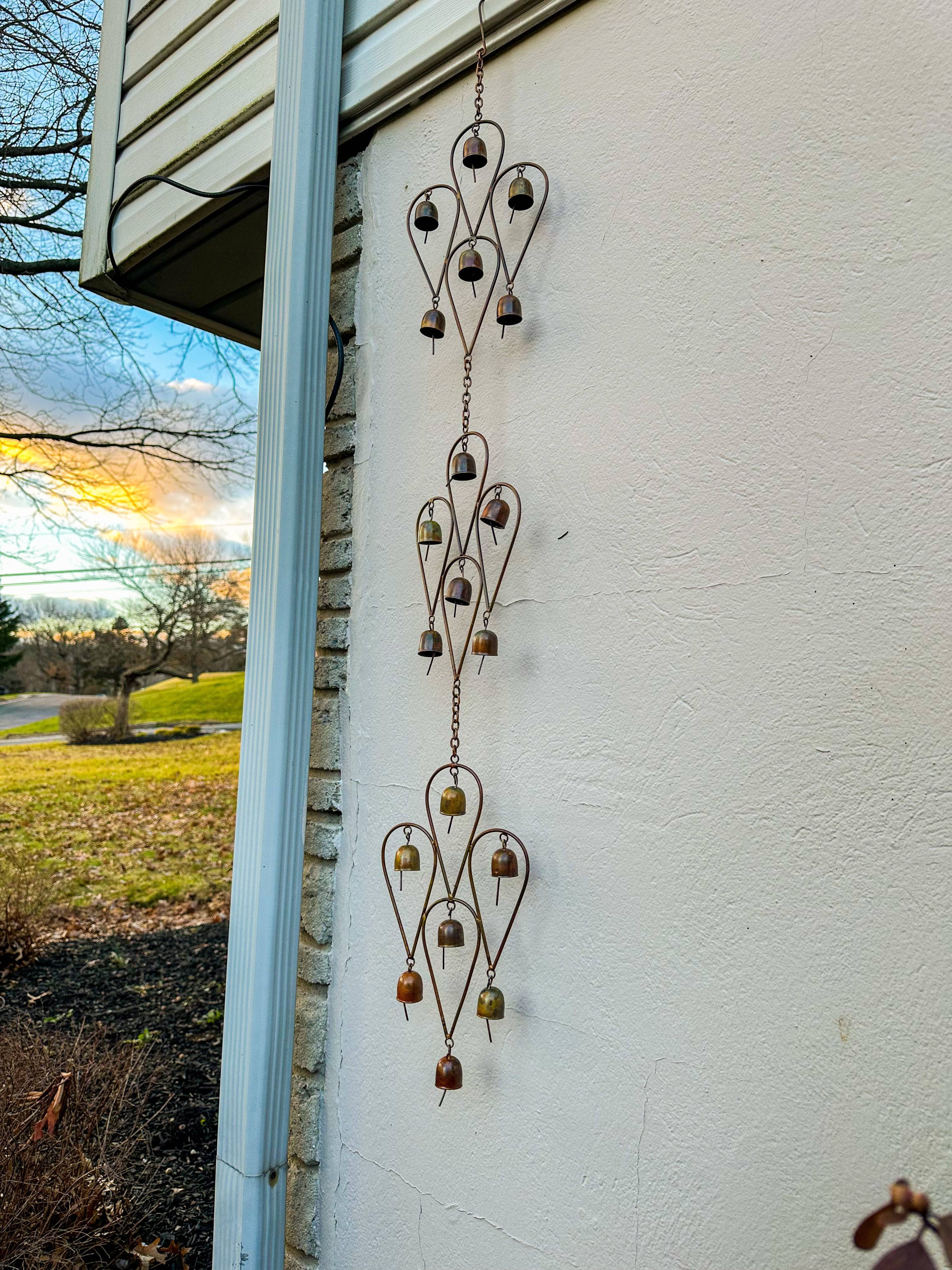 Triple Teardrop Hanging Ornament - Elegant Glass Christmas Tree Decorations for Holiday Home Decor | Perfect for Xmas Tree, Mantel, and Window Display