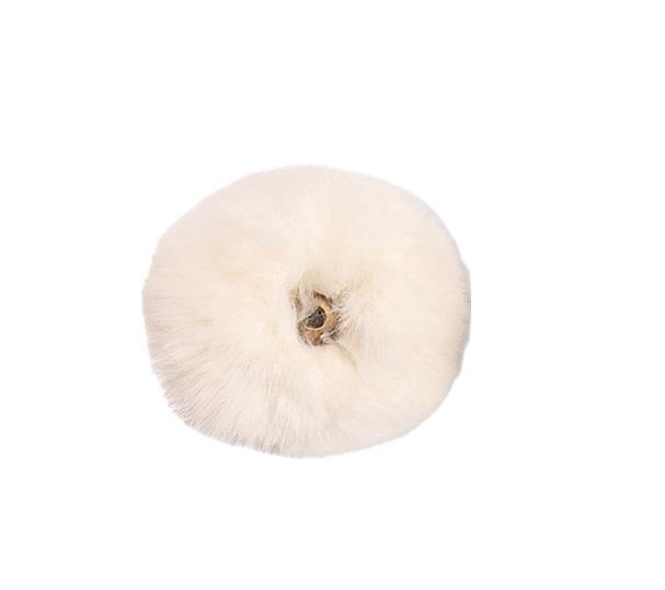 White Faux Fur Pom Poms for Crafts, DIY, Home Decor, and Party Decorations - Perfect for Hats, Scarves, and Gift Wrapping