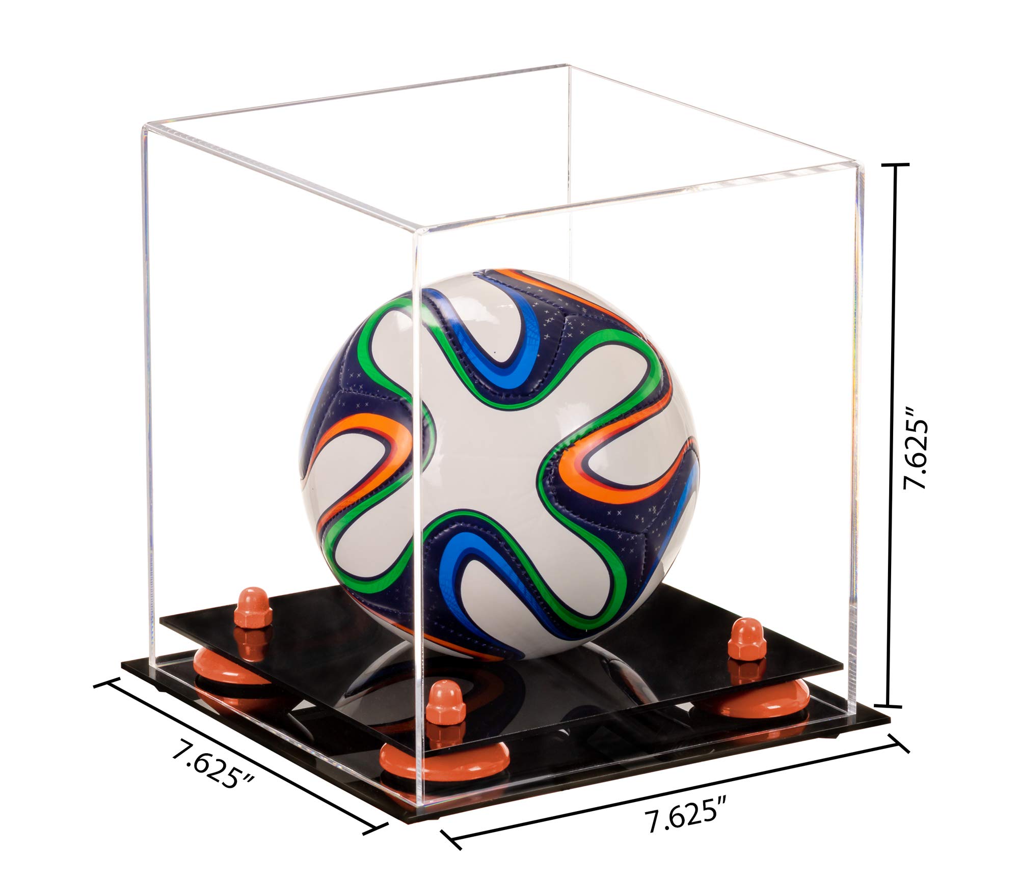 Mini Acrylic Soccer Ball Display Case - Perfect for Collectibles, Awards, and Home Decor - Ideal for Sports Memorabilia and Gift Giving