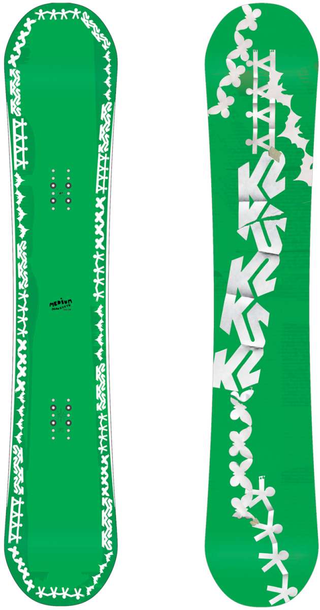 2024 K2 Medium Snowboard - All-Mountain Freestyle Snowboard for Men & Women | Perfect for Powder, Groomers & Park Riding