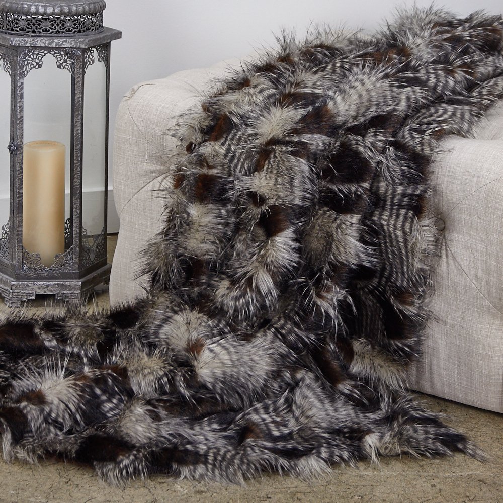 Plutus Porcupine Luxury Throw Blanket - 60x72 Inches, Ultra Soft & Cozy, Perfect for Sofa, Bed & Home Decor - Machine Washable