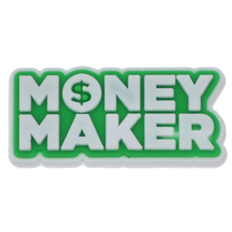 Money Maker Shoe Charms for Crocs - Fashionable Decorations for Women, Men & Kids - Perfect for Sandals, Clogs, Jeans & Shoes - Fun Accessories for Everyday Wear & Special Occasions