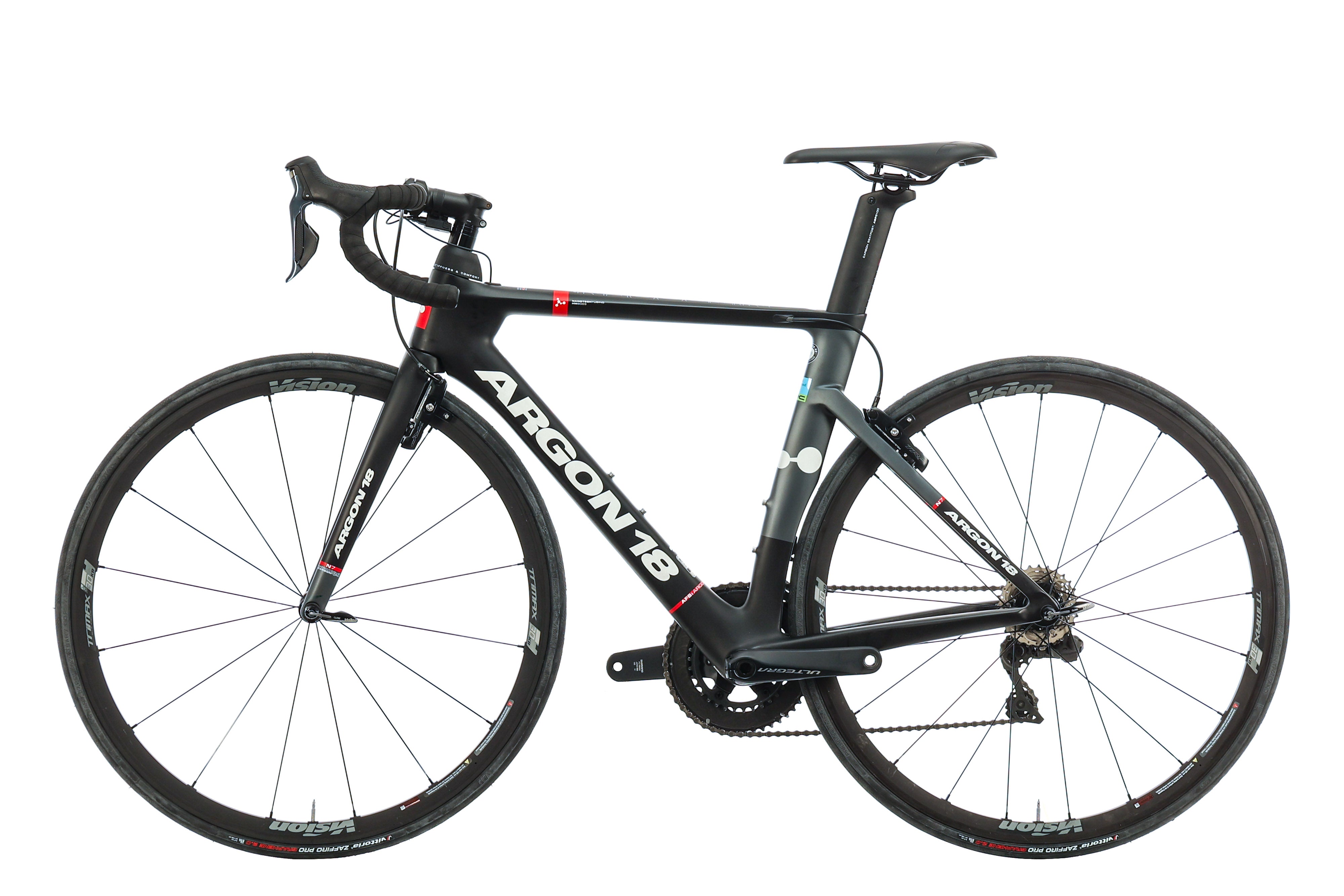 Argon 18 Nitrogen Pro Road Bike 2018 - Lightweight Carbon Frame, Shimano Groupset, Size Small - Perfect for Racing & Endurance Cycling