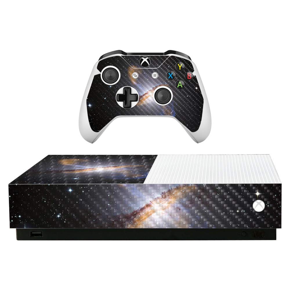 Premium Carbon Fiber Skin for Microsoft Xbox One S All-Digital Edition - Protective Durable Cover with Textured Finish | Easy to Apply & Remove | Made in USA | Perfect for Gaming Setups & Home Entertainment Systems
