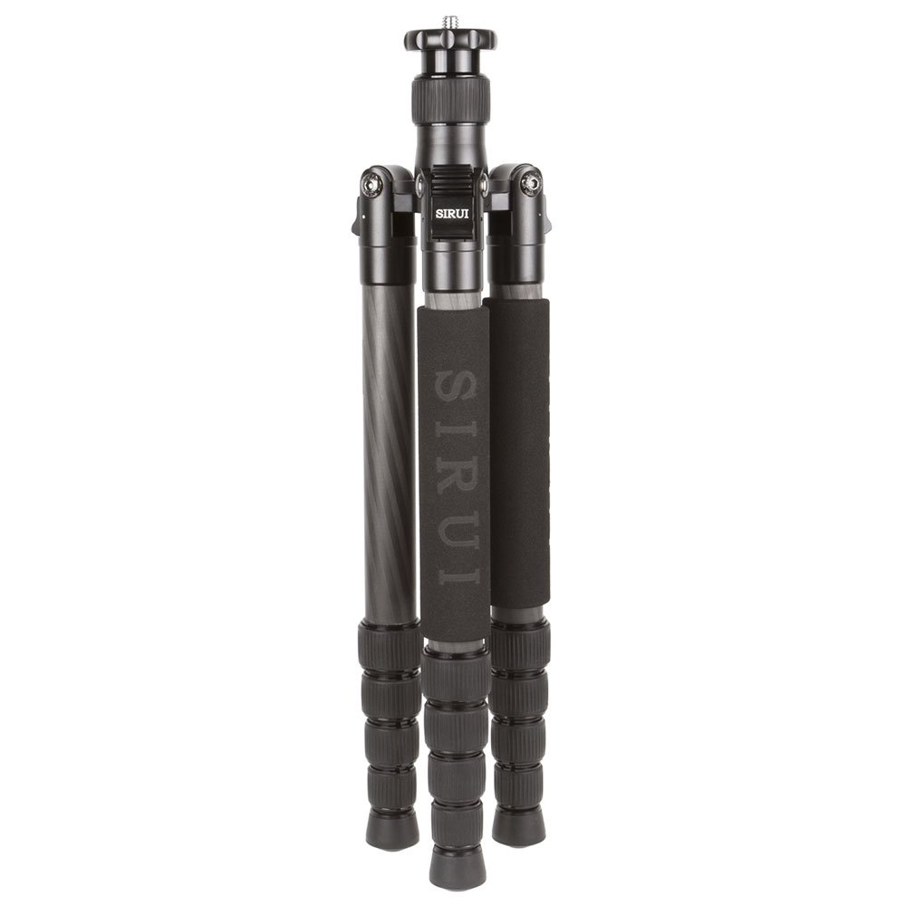 SIRUI T-1205X 5-Section Carbon Fiber Tripod - Lightweight Travel Tripod for DSLR Camera, Mirrorless Cameras, Video Shooting - Perfect for Photography, Vlogging, Hiking & Outdoor Adventures