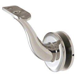 CRL Meridian Series Glass Mount Bracket - Polished Stainless Steel for Windows, Doors & Shower Enclosures | Durable Hardware for Modern Architecture