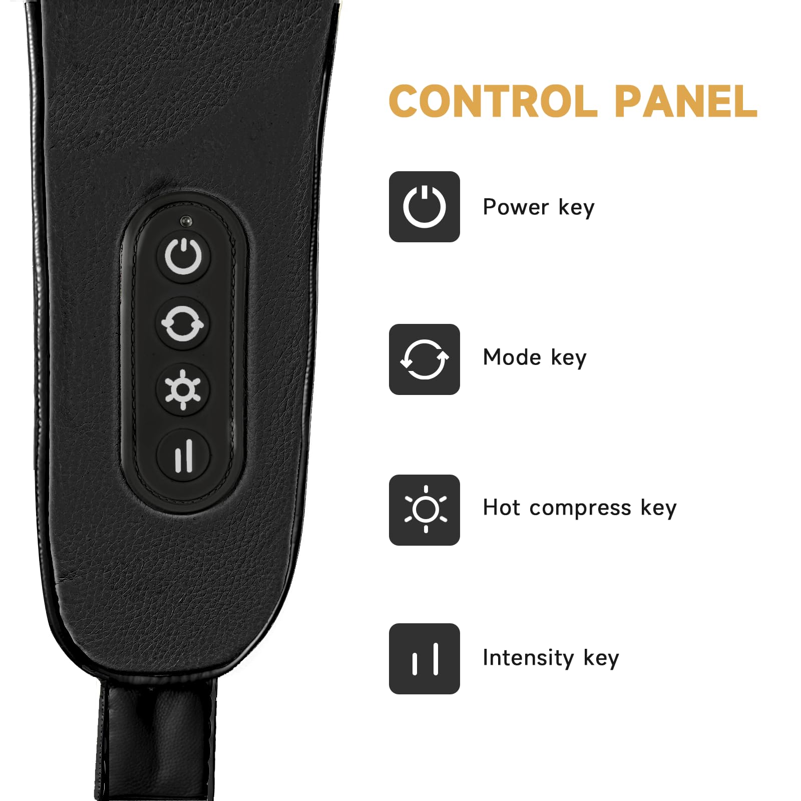 Electric Neck and Shoulder Massager with Heat Therapy - Deep Tissue Pain Relief for Office, Home & Car Use - Perfect Holiday & Christmas Gift for Stress Relief & Relaxation