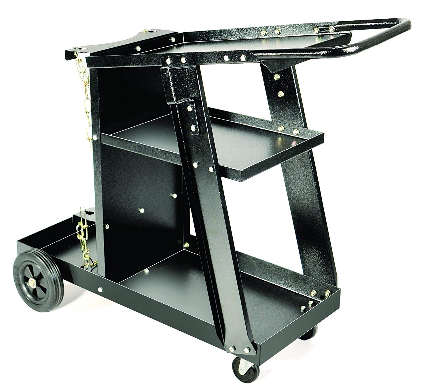 Hot Max WC100 Heavy Duty Welding & Plasma Cutter Cart - Portable Workstation for Metal Fabrication, DIY Projects & Industrial Use