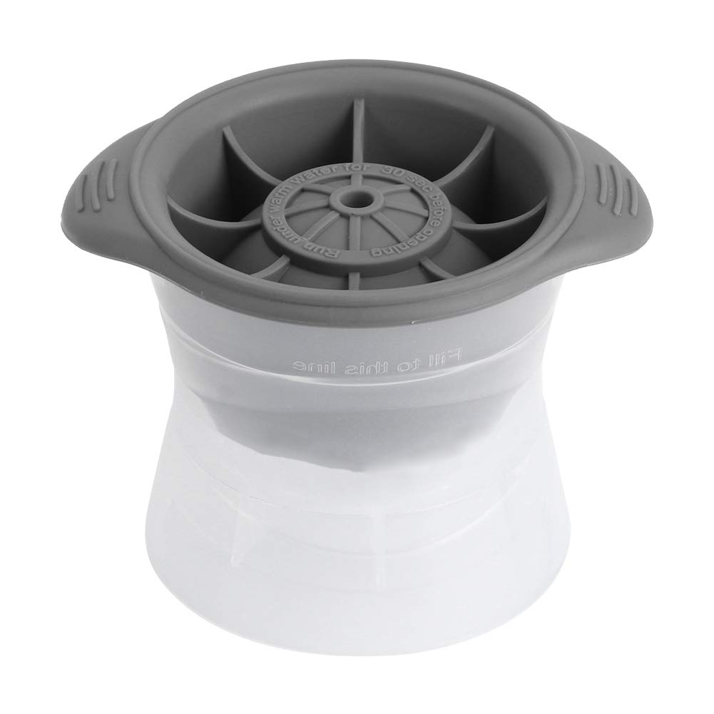 Premium Food Grade Silicone Ice Ball Maker - Quick Freeze Whiskey Ice Mold for Cocktails, Bourbon & Scotch - Perfect for Home Bars, Parties & Gifts