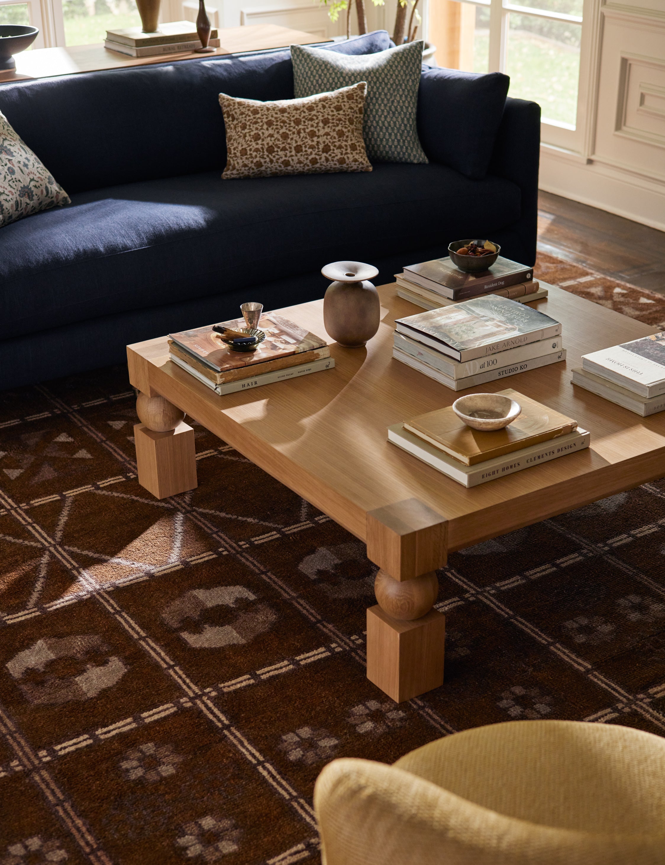 Handmade Baz Wool Rug Swatch - 18