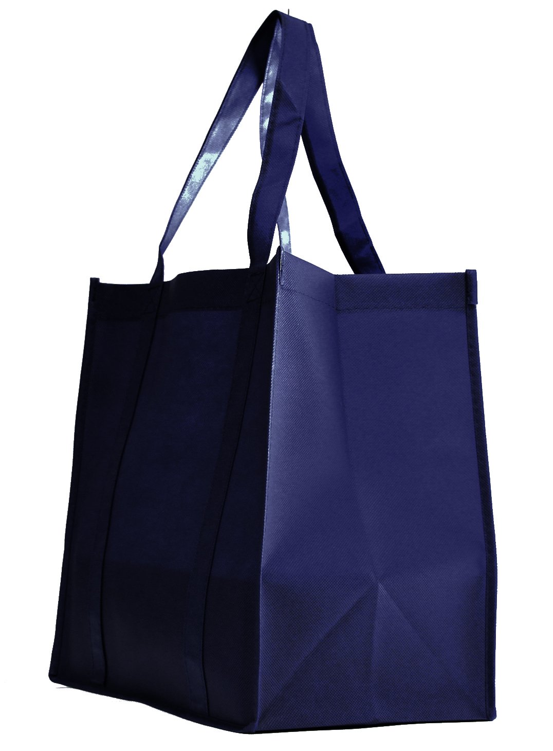 Eco-Friendly Reusable Grocery Tote Bag with Stand-Up Bottom - Large Gift Shopping Bags Made from Recyclable Non-Woven Fabric | Perfect for Grocery Shopping, Farmers Markets & Sustainable Gift Giving