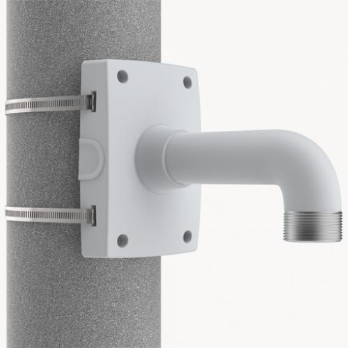 Axis Communications T91B67 Pole Mount Bracket (65-165mm) - Outdoor Security Camera Mount for Surveillance Systems, Perfect for Parking Lots, Streets & Commercial Buildings