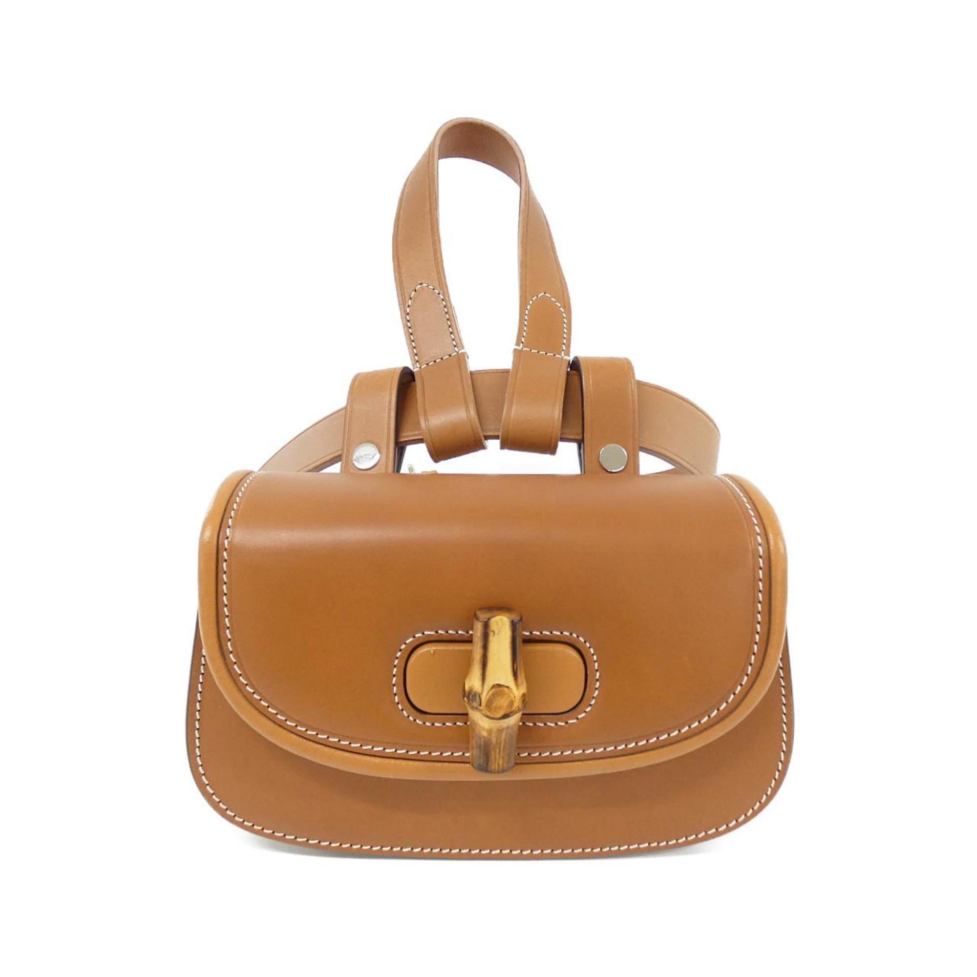Stylish Bamboo Detail Leather Handbag for Women - Elegant Crossbody Purse with Unique Bamboo Accents - Perfect for Work, Travel & Everyday Use