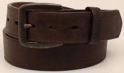 Vintage 3D Brown Leather Belt for Men - Classic Casual & Formal Wear - Perfect for Jeans, Suits, and Everyday Outfits