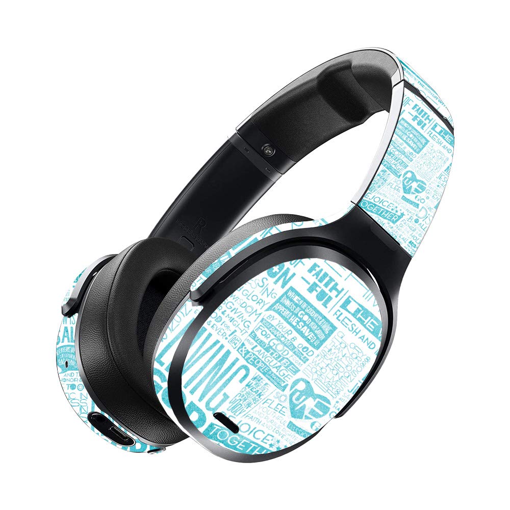 **MightySkins Glossy Glitter Vinyl Wrap for Skullcandy Crusher ANC Headphones - Faith Design | Protective & Durable Skin Cover with High-Shine Finish | Easy to Apply, Remove & Reusable | Made in USA | Perfect for Travel, Workouts & Daily Use**    （优化说明：   1. 增加关键词如 