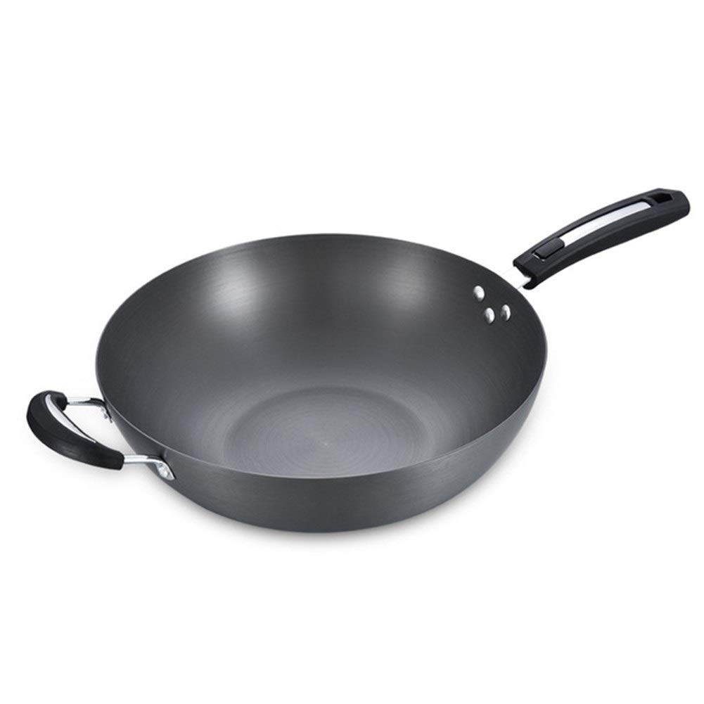 UWY Aluminum Non-Stick Frying Pan - 12 Inch Flat Bottom Wok for Pancakes, Omelettes & Breakfast Cooking | Perfect for Home Kitchen, Camping & Outdoor Cooking