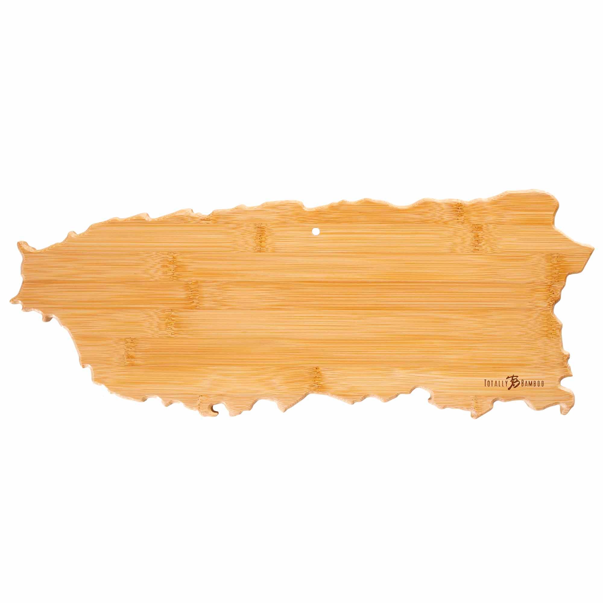 Premium 18x7 Inch Puerto Rico Themed Wooden Cutting Board - Perfect for Kitchen Prep, Charcuterie Boards & Home Decor