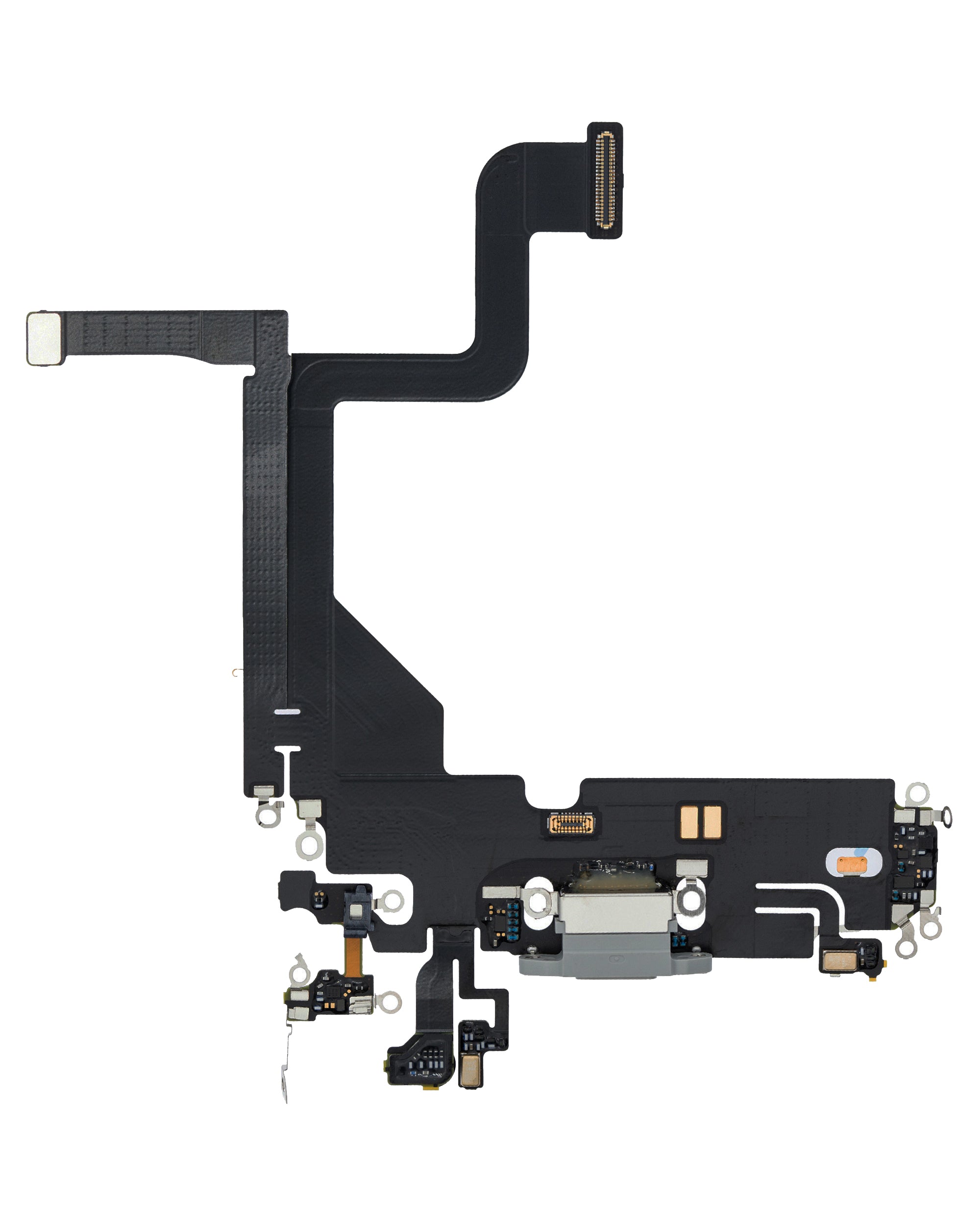Original iPhone 13 Pro Charging Port Flex Cable Replacement - Pull Tab Design - All Colors Available - Fix Charging Issues & Data Transfer Problems for DIY Repair