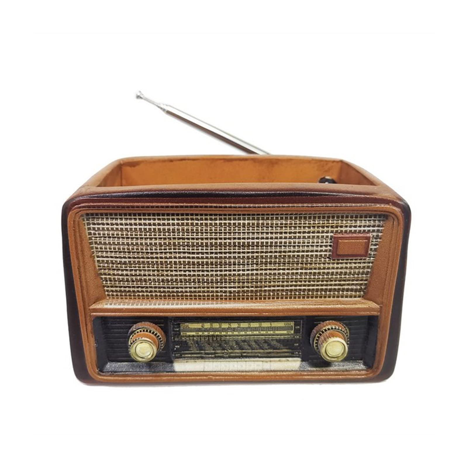 Vintage Retro Radio Succulent Planter Pot - Creative Cactus Flower Pot for Home & Office Desk Decor - Perfect for Succulents, Air Plants & Small Cacti - Ideal Gift for Plant Lovers & Vintage Decor Enthusiasts