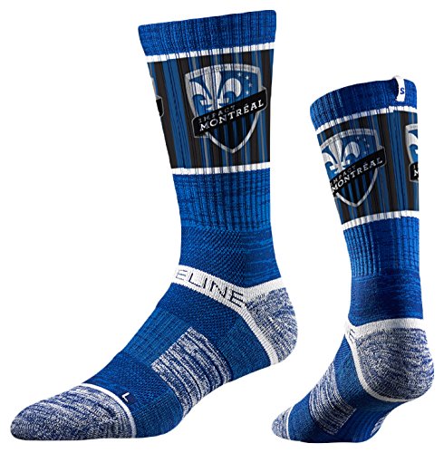 Strideline Men's MLS Crew Socks - Comfortable Athletic Socks for Soccer, Running & Casual Wear - Official MLS Team Socks for Men