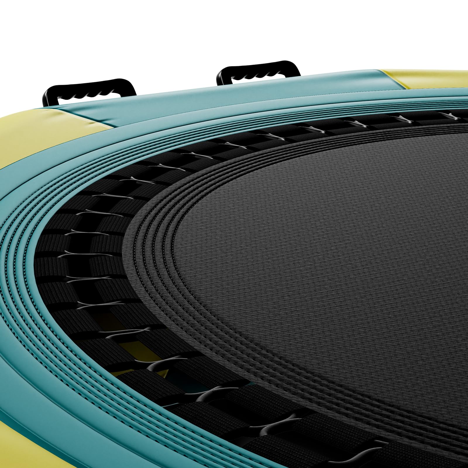 VEVOR 10ft Inflatable Water Bouncer - Portable Water Trampoline with Electric Air Pump & 3-Step Ladder - Floating Rebounder for Kids & Adults - Perfect for Pool, Lake, Beach & Water Sports Fun