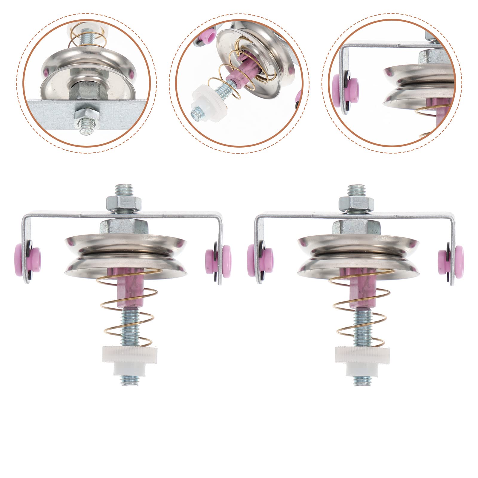 Ciieeo 2-Piece Expander Tensioner for Weaving Machine - Yarn Tensioning & Drawing Tool with Passing Belt | Perfect for Textile Weaving, Knitting & Fabric Production