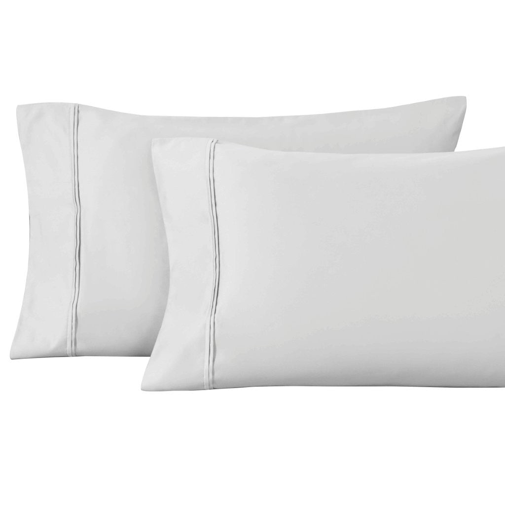 Premium 1200 Thread Count Egyptian Cotton Pillowcase Set - 2 Piece, Ultra Soft & Breathable for a Luxurious Sleep Experience | Perfect for Bedroom, Hotel, and Home Decor