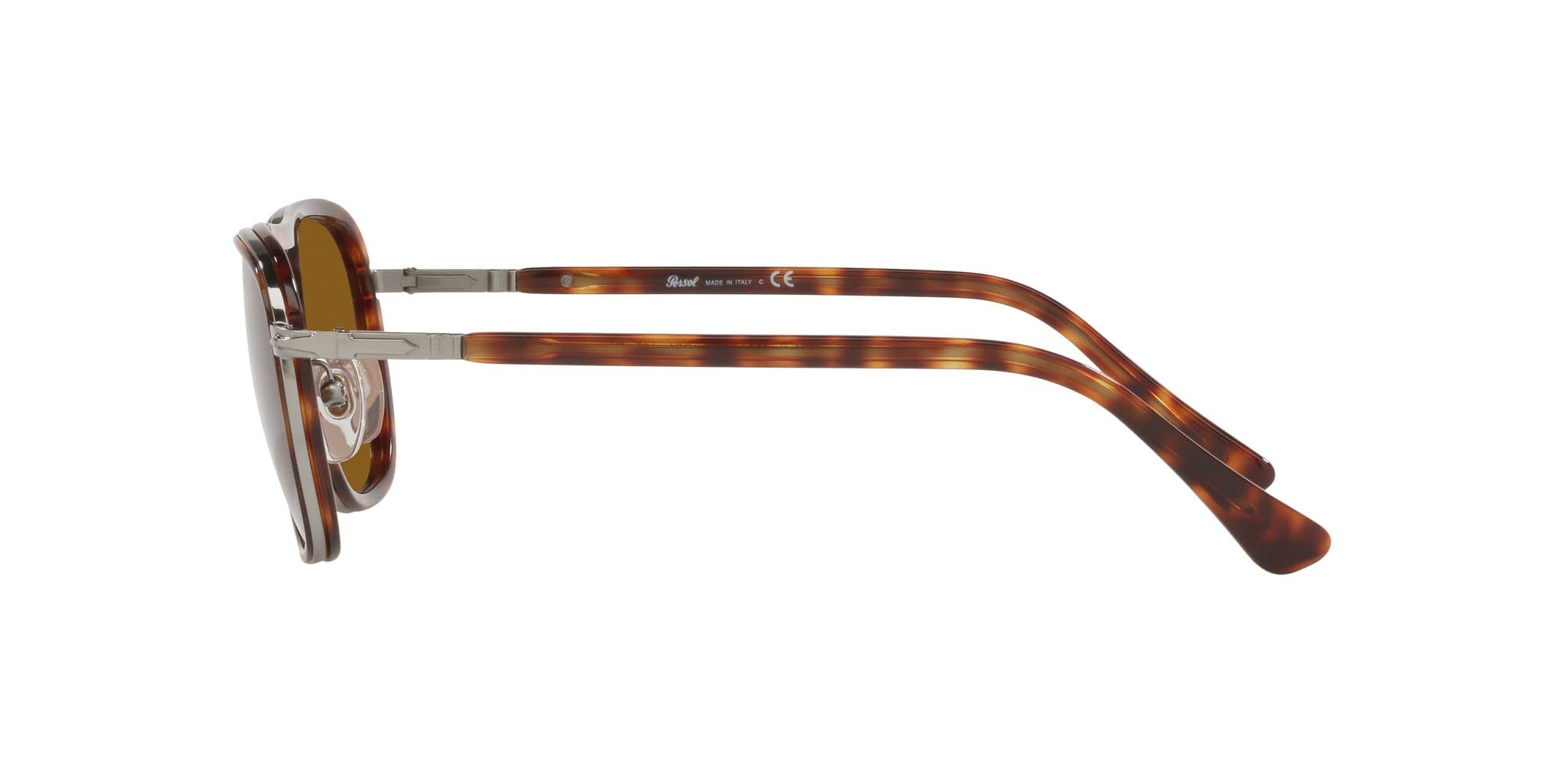 Persol PO2484S Square Sunglasses for Men & Women - Classic UV Protection Polarized Lenses - Perfect for Driving, Travel & Outdoor Activities