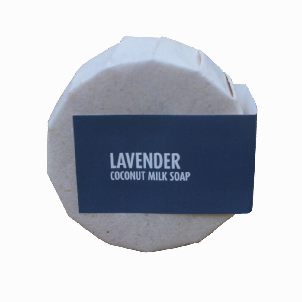 Organic Lavender & Coconut Milk Soap Bar - 110g for Soft, Moisturized Skin | Handmade Natural Soap for Dry Skin Care, Relaxation & Gift Sets | Perfect for Bath, Shower & Spa Day Self-Care