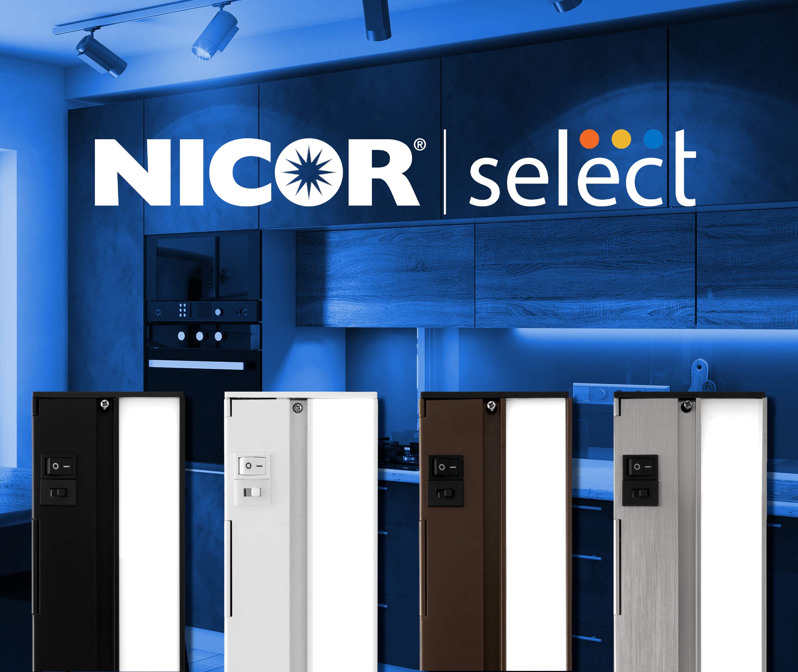 NICOR Lighting NUC540SOB NUC(v5) 40W Under Cabinet Light Fixture, Oil Rubbed Bronze Finish - Perfect for Kitchen Countertops, Pantry Shelves & Display Cabinets