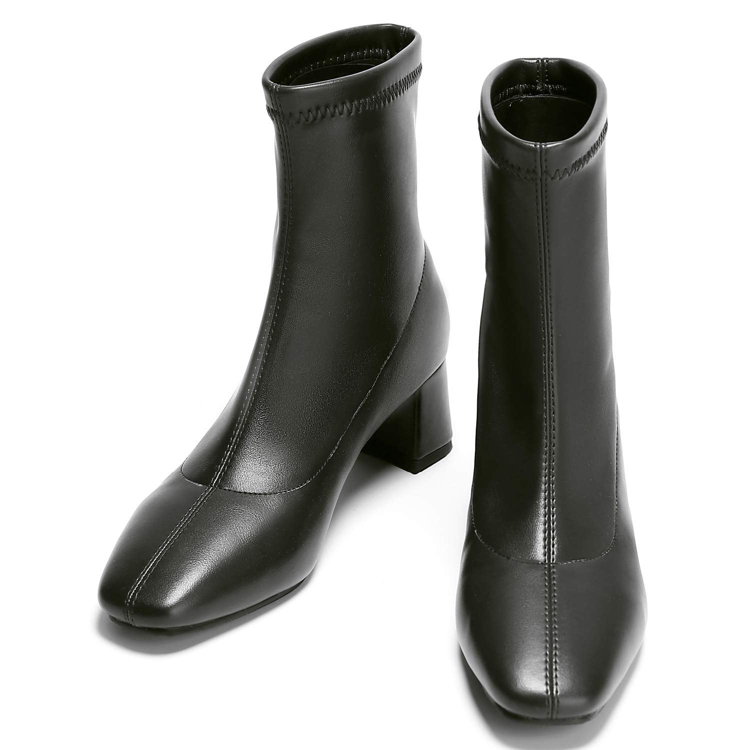 C.Paravano Women's Pointed Toe Ankle Boots - High Heel Stiletto Booties with Side Zip | Fashion Dress Boots for Office, Party & Night Out