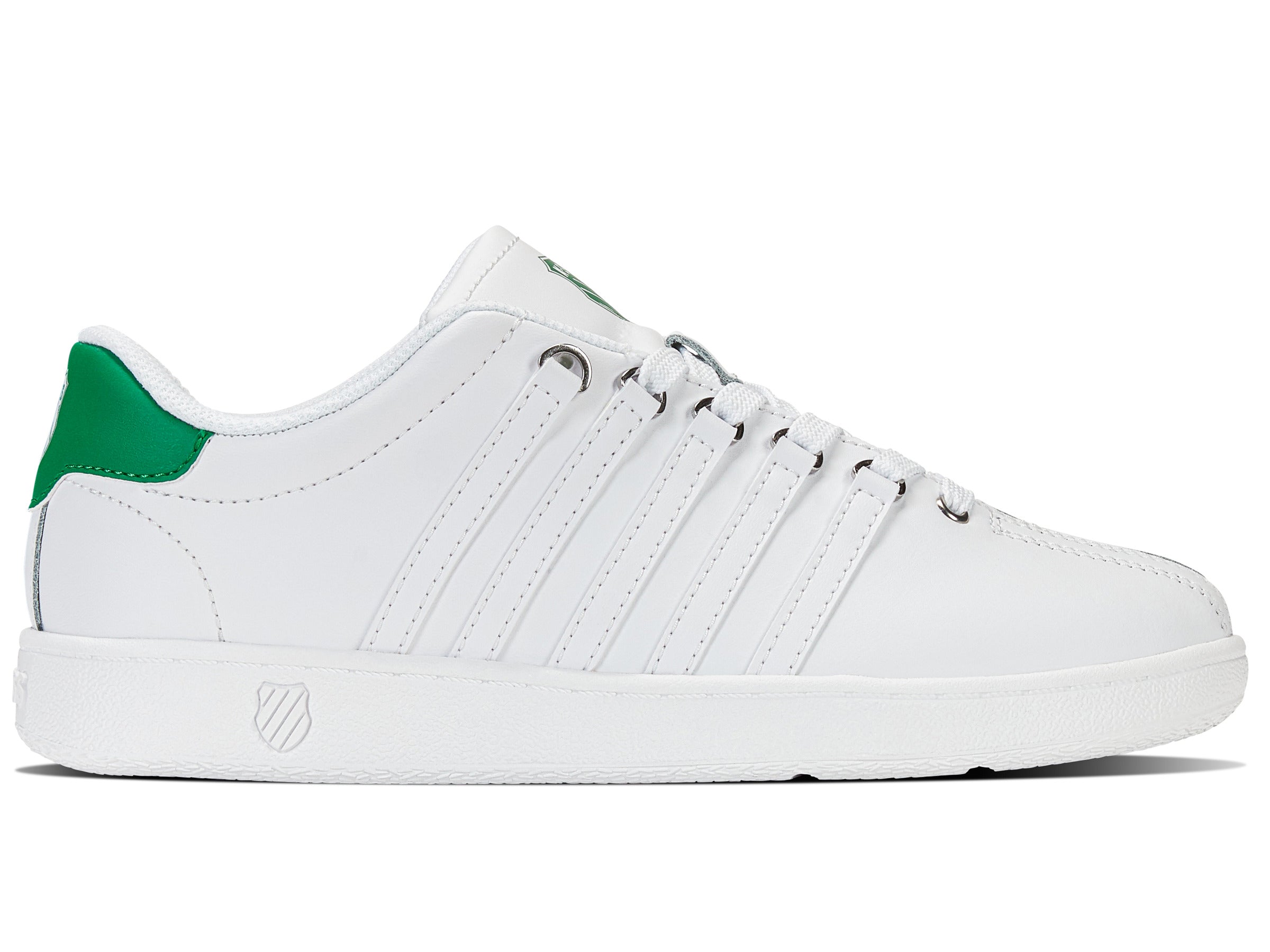 Classic VN White/Green Sneakers - Men's Size 8.5 (US) | Comfortable Casual Shoes for Walking, Running & Everyday Wear