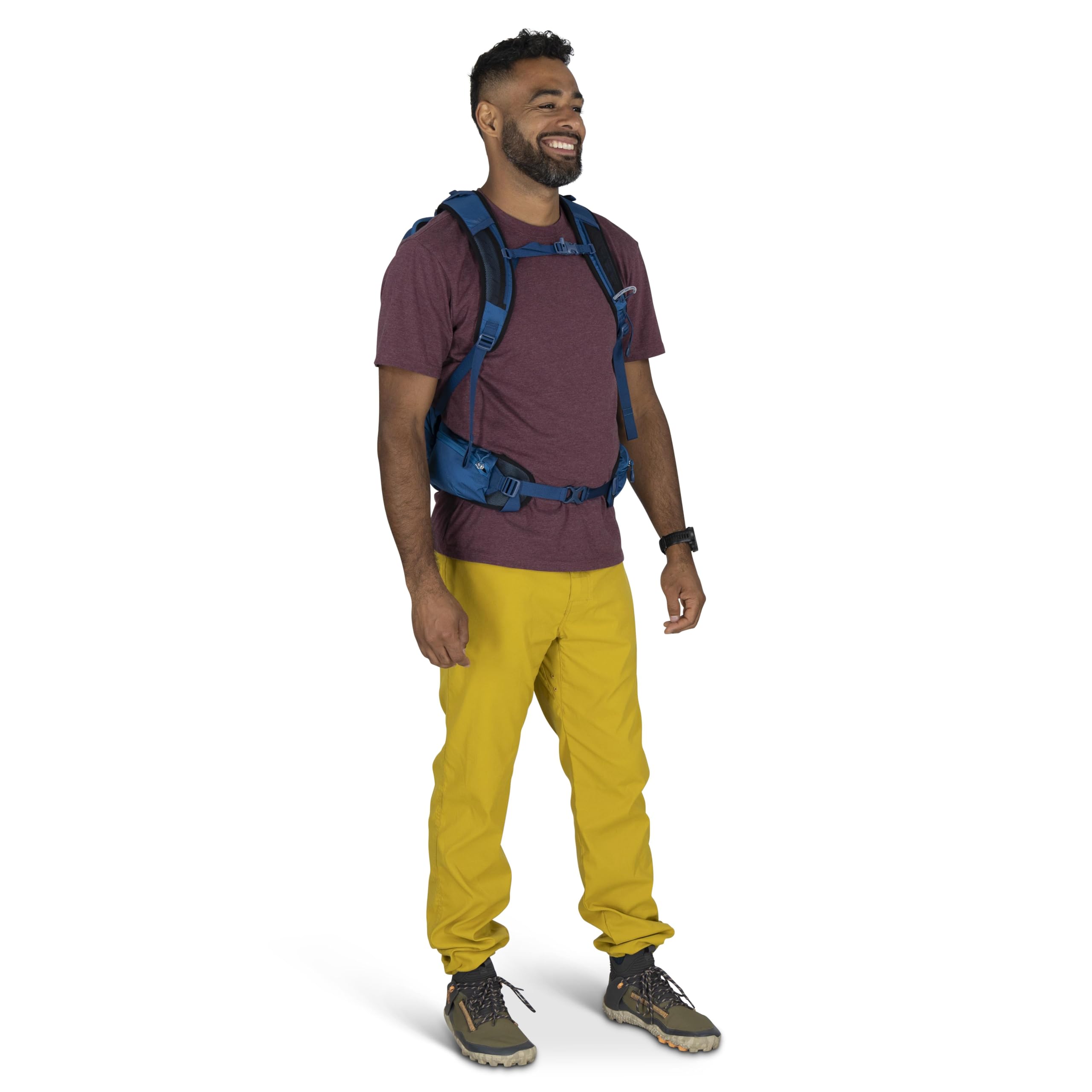 Osprey Talon 11L Men's Lightweight Hiking Backpack with Hipbelt - Frosty Mint Green/Night Shift | Perfect for Day Hikes, Trail Running & Outdoor Adventures
