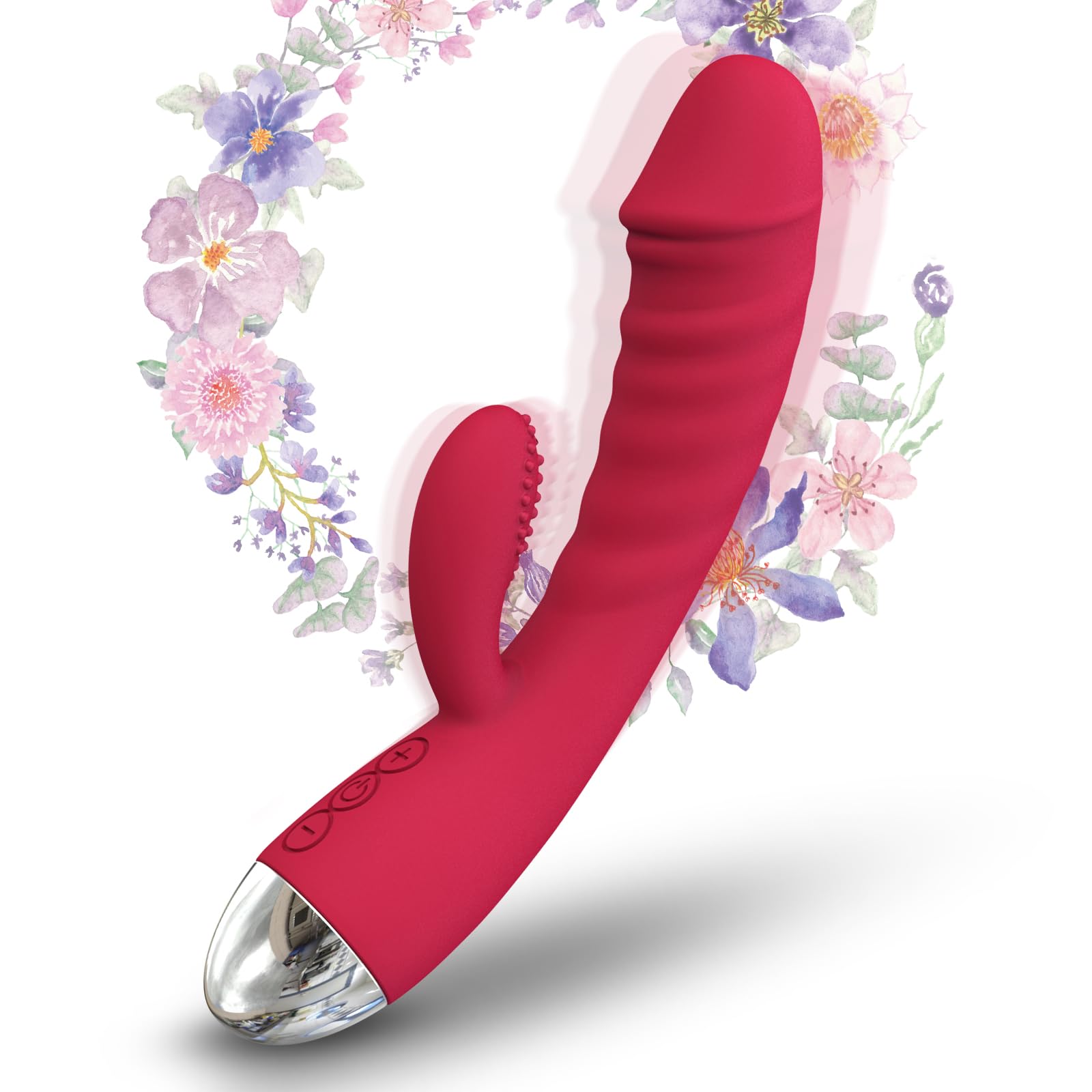 Premium Wireless Vibrator for Women & Couples - 12 Powerful Modes, 2 Silent Motors, USB Rechargeable Adult Toy - Ultra-Soft Body-Safe Silicone for Sensual Pleasure - Perfect for Romantic Nights & Self-Care Moments