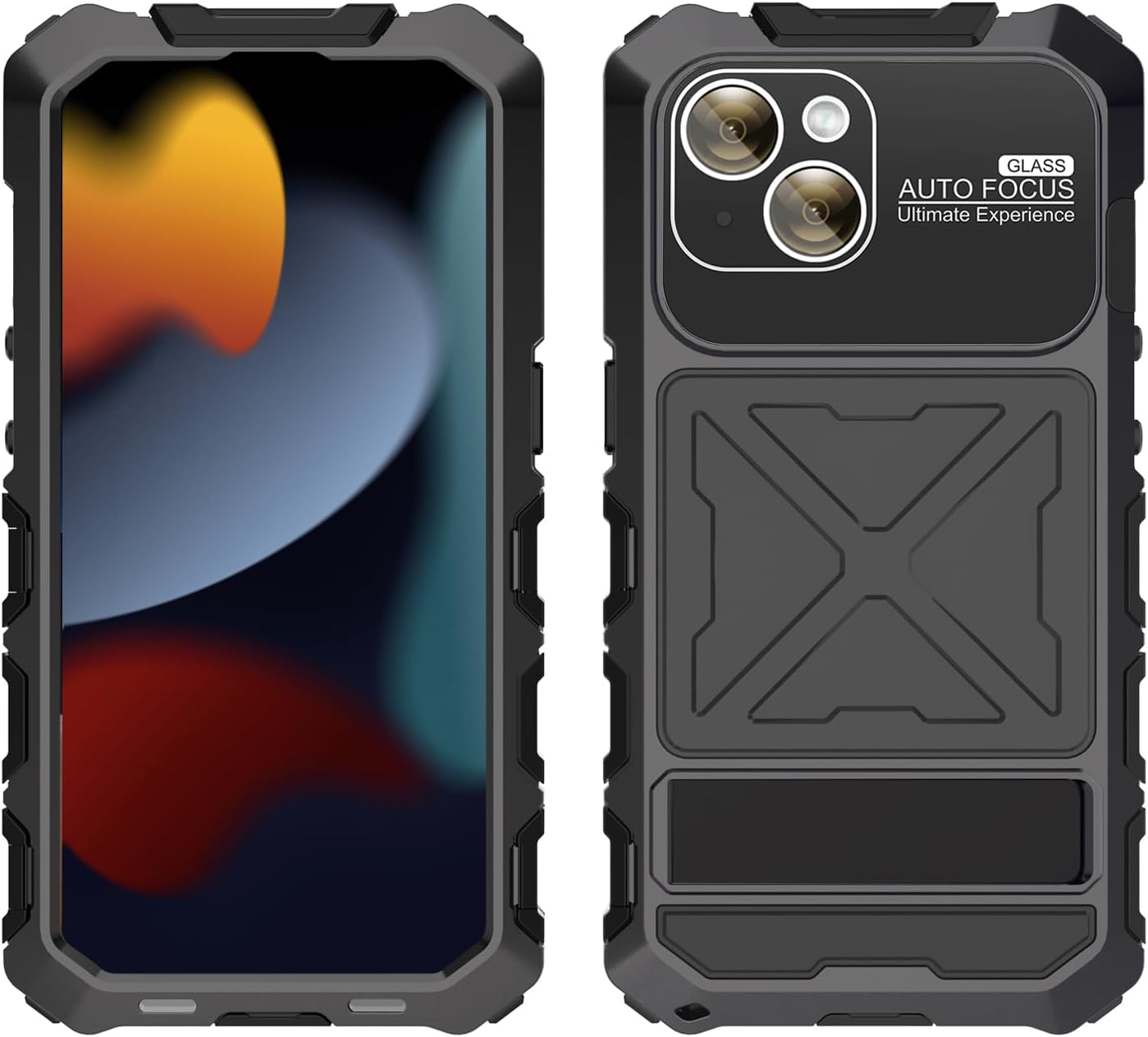 iPhone 15 Plus Case - Heavy Duty Military Grade Shockproof Cover with Rugged Bumper & Hard Shell Protection | Durable Rubber Phone Case for Outdoor, Work & Extreme Sports