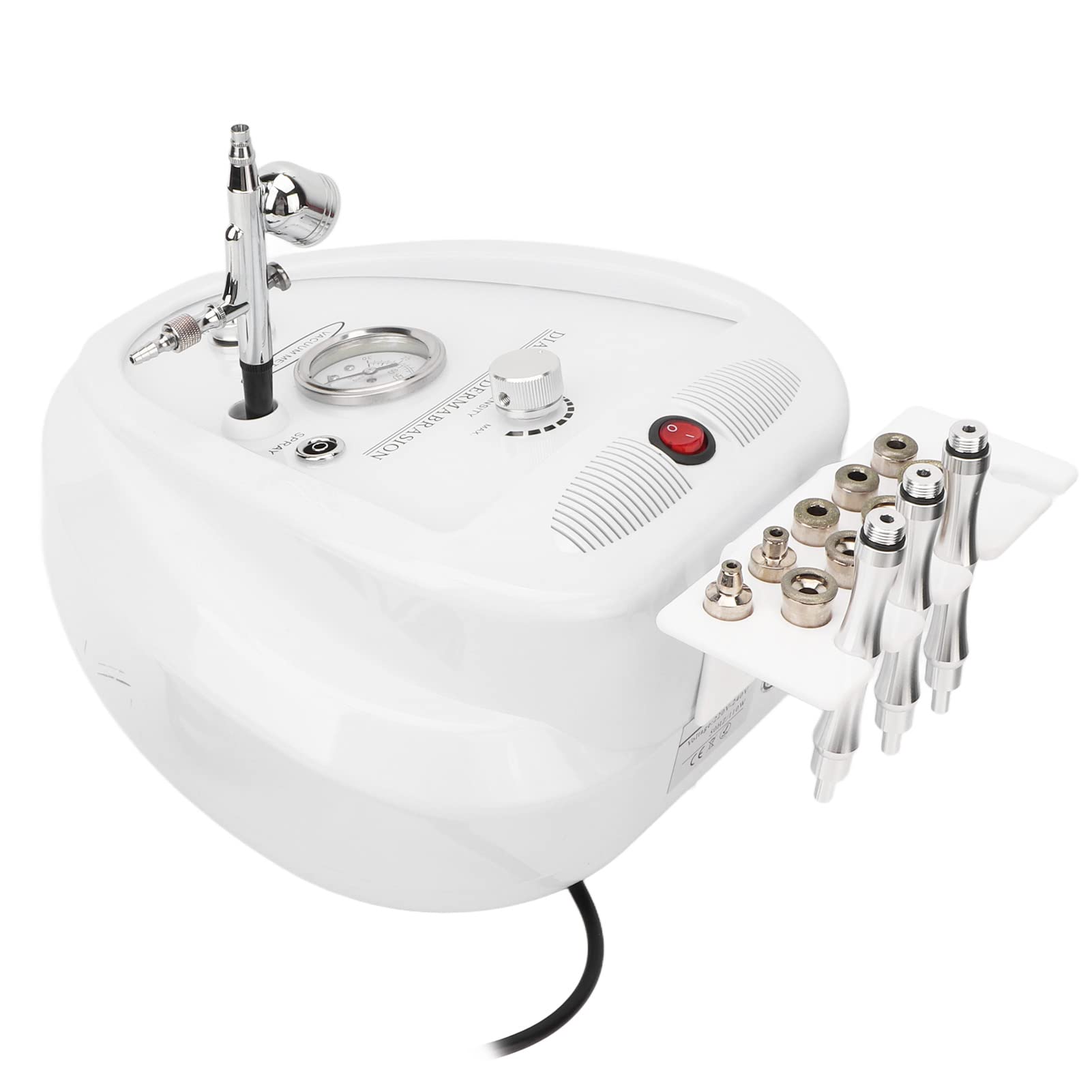 Professional Microdermabrasion Machine for Face - 9 Adjustable Suction Heads with Vacuum Exfoliation & Moisturizing Sprayer - Salon & Home Skin Care Treatment for Acne, Wrinkles & Blackheads