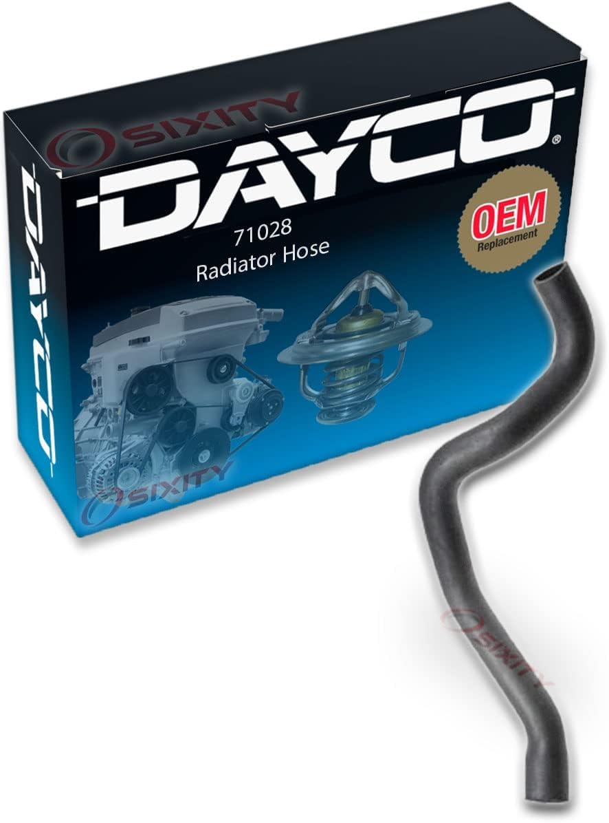 Dayco 71028 Curved Radiator Hose - High Performance Cooling System Replacement Part for Cars, Trucks & SUVs - Perfect for Engine Overheating Prevention & Cooling System Maintenance