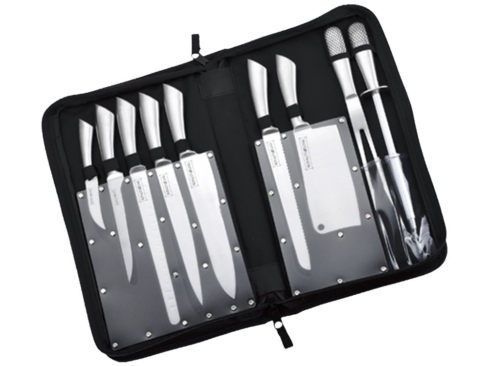 10-Piece Premium BBQ Knife Set - Royalty Line Stainless Steel Knives for Grilling, Slicing & Outdoor Cooking | Perfect for Backyard BBQs, Camping & Picnics