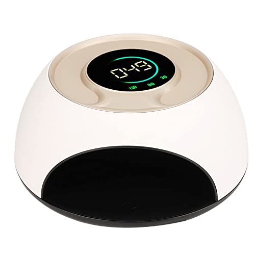 120W Professional Gel Nail Lamp with 3 Timer Settings & 42 LED Chips - Dual Light Source UV/LED Nail Dryer for Salon & Home Manicure | Perfect for Gel Polish Curing, Nail Art Design & DIY Nail Care