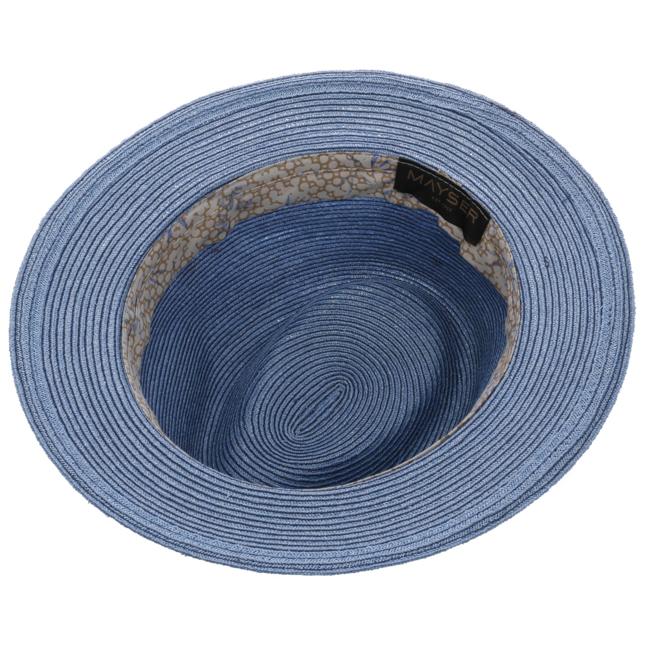 Mayser Maleo Trilby Hemp Hat for Men - Stylish Summer Sun Hat with Brim for Outdoor Activities, Beach, Travel & Casual Wear