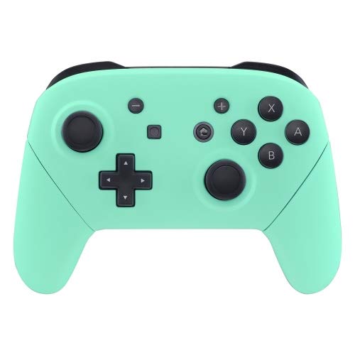 Custom Pastel Mint Green Pro Controller for Nintendo Switch - Wireless Gaming Controller with Ergonomic Design for Nintendo Switch/Switch OLED - Perfect for Competitive Gaming & Long Play Sessions