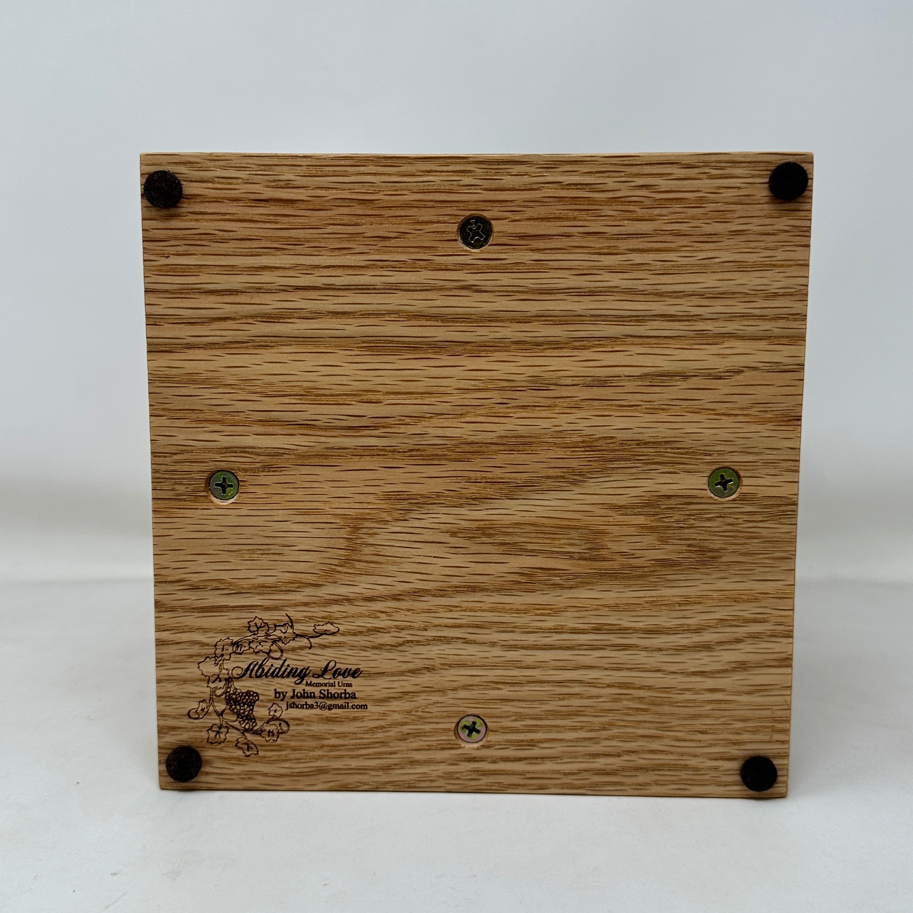 Premium Cherry Wood Fishing Urn - Handcrafted Memorial Keepsake for Anglers & Outdoor Enthusiasts | Perfect for Home Display, Memorial Services & Outdoor Tributes