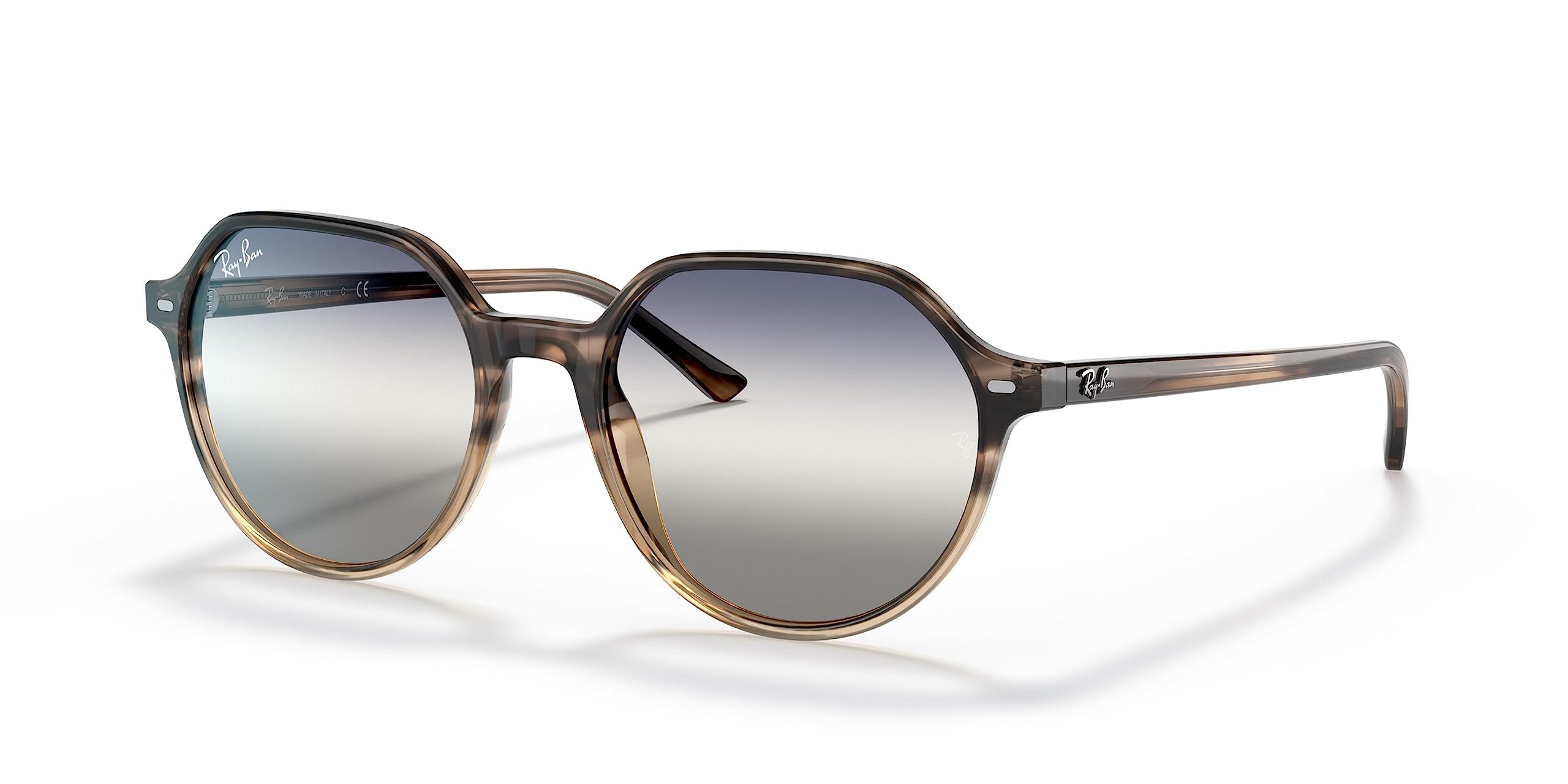 Ray-Ban RB2195 Thalia Square Sunglasses - UV Protection, Polarized Lenses, Classic Style for Men & Women - Perfect for Driving, Beach, and Outdoor Activities