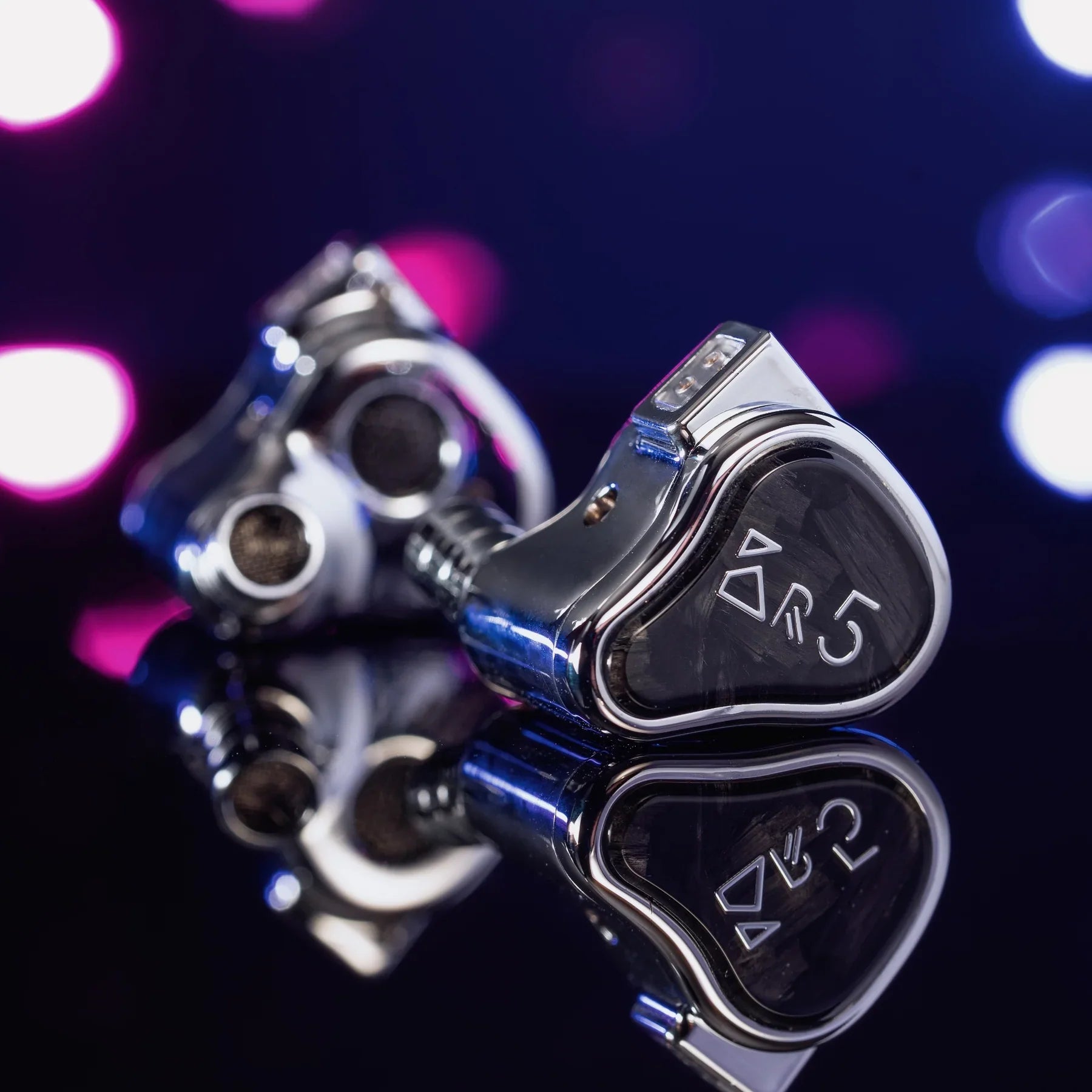 FIR Audio Krypton 5 Universal In-Ear Monitors (Open Box) - Premium Audiophile IEMs for Musicians, DJs & Music Lovers - Studio Monitoring & Live Performance Use