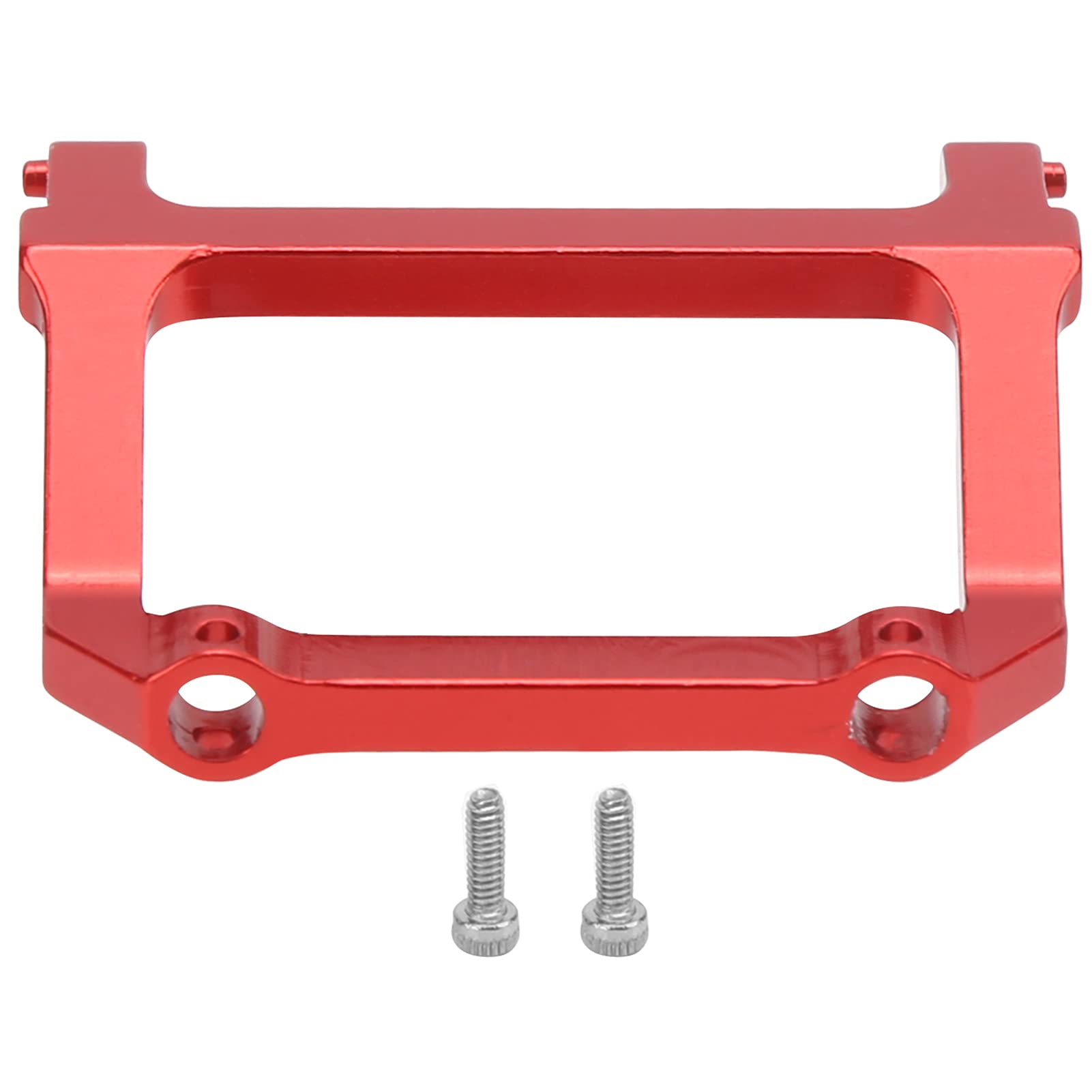 High-Quality Aluminum Alloy RC Front Bumper Mount for Axial SCX24 C10 1/24 Scale RC Car - Red Upgrade Part | Durable Off-Road Accessory for Crawler & Trail Driving