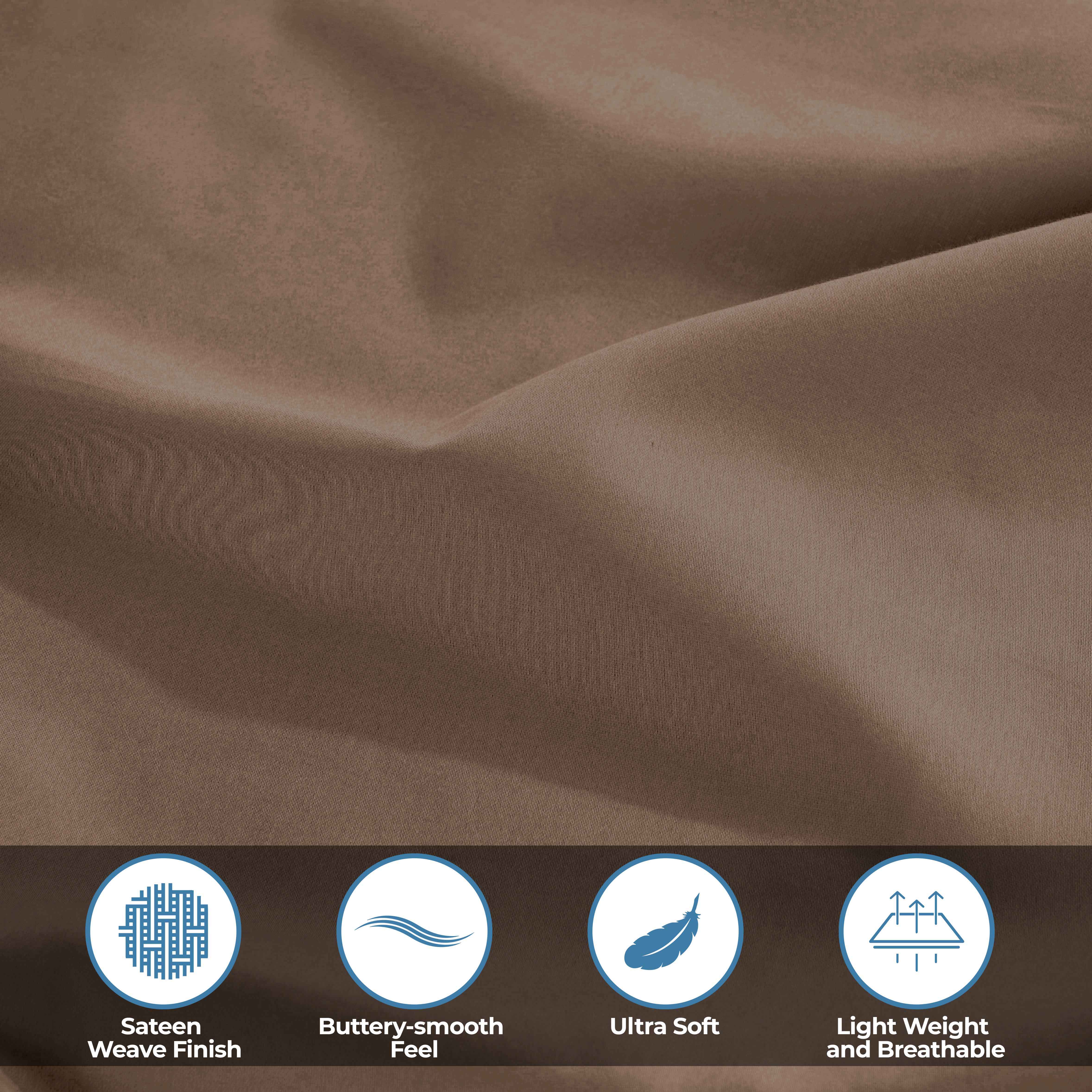 Premium 400 Thread Count Egyptian Cotton Bed Sheet Set - Soft, Breathable & Durable for a Luxurious Sleep Experience | Perfect for Master Bedrooms, Guest Rooms & Hotels