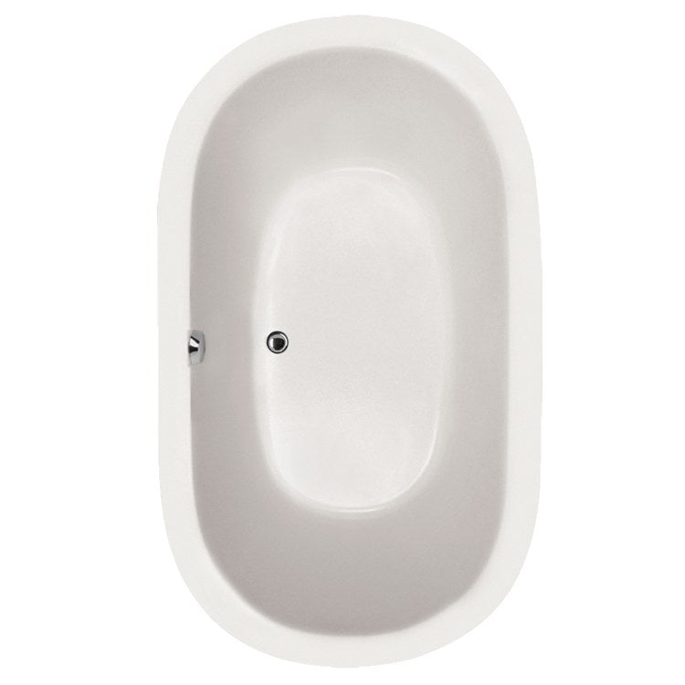 Liliana Drop-In White Oval 8-Jet Acrylic Air Tub – 66 x 42 x 23 Inch Designer Collection – Perfect for Luxury Bathrooms & Spa Relaxation
