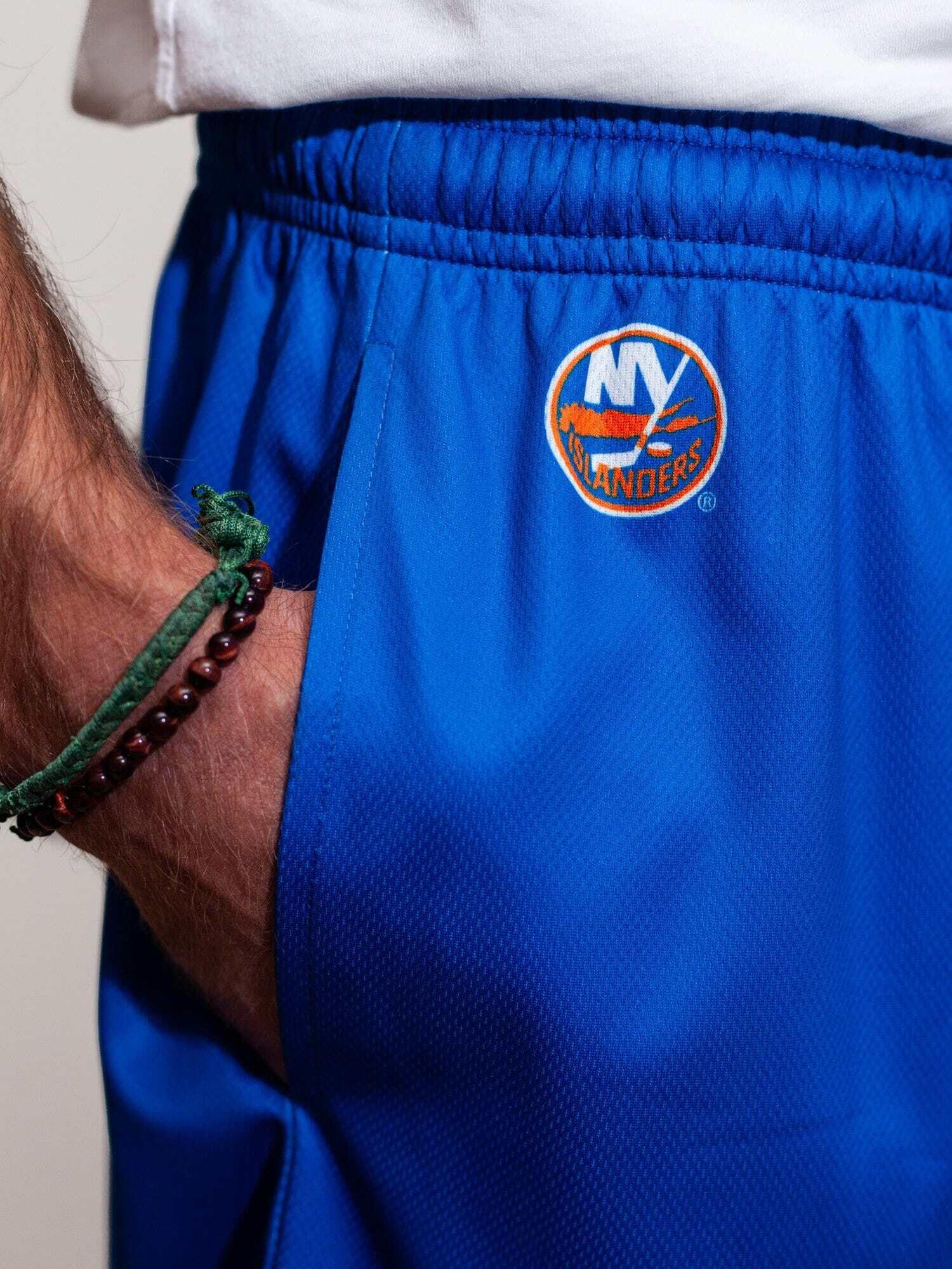 New York Islanders Mesh Hockey Shorts - Breathable & Lightweight for Men - Perfect for Hockey Games, Training & Casual Wear